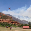 Sedona Arizona Slide Rock Fire Views