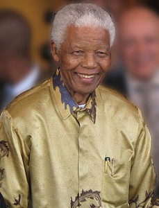 Former South African President Nelson "Mandiba" Mandela died December 5, 2013