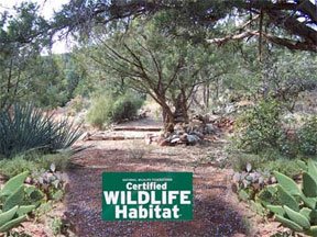 Pushmataha building on Brewer Road is within certified wildlife habitat grounds.