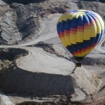 Arizona hot air balloon in flight