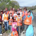 Folksville USA RVRE Kids get active picking up litter