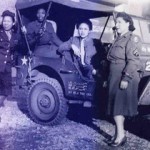 Alyce Dixon and fellow WWII WACs serving in France 