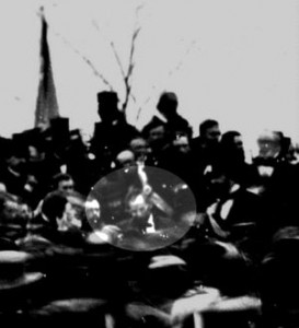 One of two identified photographs of President Abraham Lincoln. Photo by Hill Lamon.