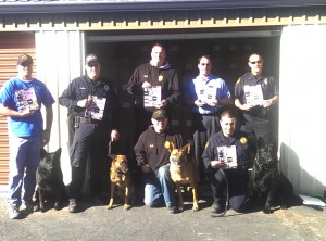 K-9 2 Officers Group Photo