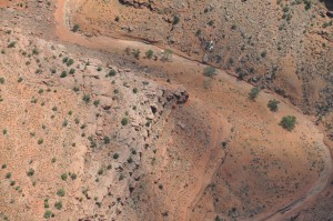 Peach Canyon aircraft crash site in remote area of northeastern Arizona