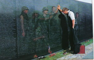 Vietnam Veterans Memorial Monument (the Wall) in Washington DC